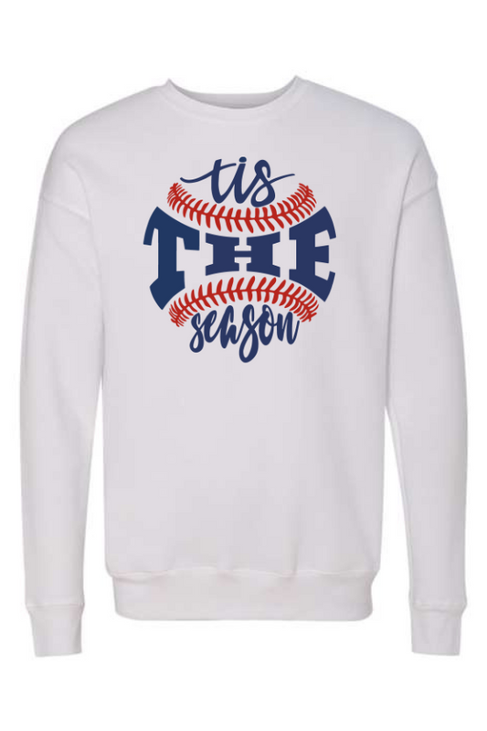 Tis The Season Baseball Crewneck Sweatshirt