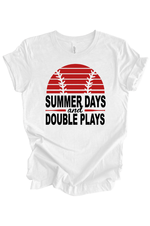 Summer Days & Double Plays Baseball Tee