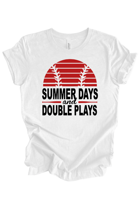 Summer Days & Double Plays Baseball Tee