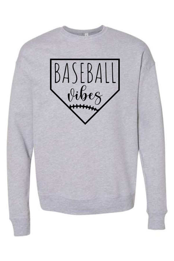 Baseball Vibes Crewneck Sweatshirt