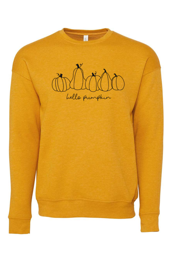 Hello Pumpkin Crewneck Sweatshirt