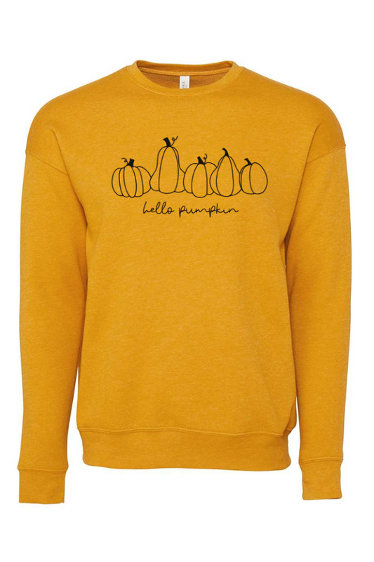 Hello Pumpkin Crewneck Sweatshirt