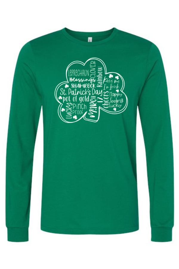 Shamrock Typography - St. Patrick's Day