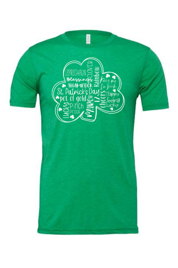 Shamrock Typography - St. Patrick's Day